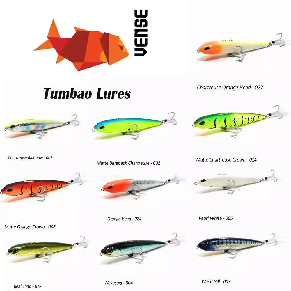Lure Tumbao Vense Lure 150Mm Topwater 4 Lures Vense 150MM Tumbao Topwater Lure