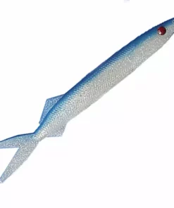 Head Start Lures 10.5IN Silver Glitter Chewy Hoo Lure 2Pk
