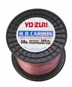 Fishing Line Yo-Zuri 500YDS Pink Fluorocarbon Leader